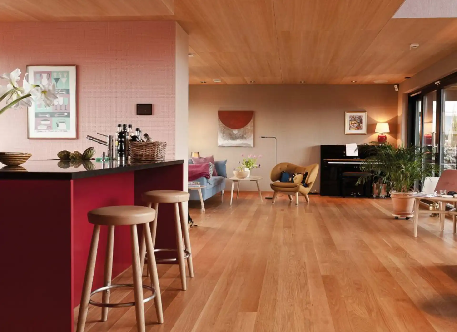 Rødt kjøkken inspirasjon happy homes