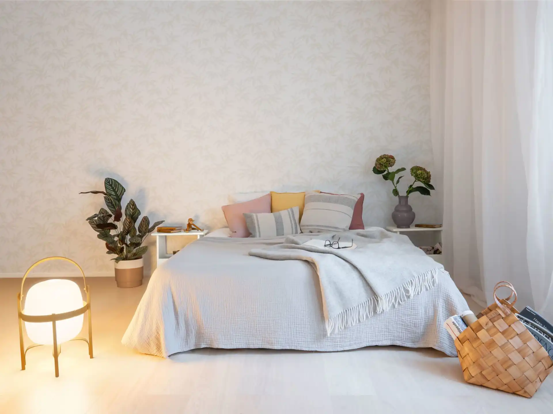 Lycke tapet  Bambu happy homes