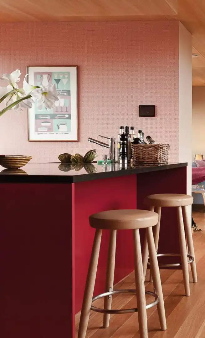 Rødt kjøkken-happyhomes